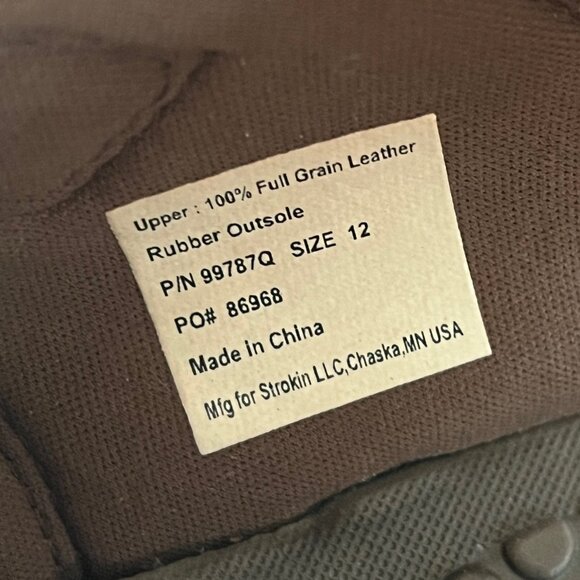 Rimrock Mens Fisherman Sandals Brown Leather Hook Loop Adjustable Strap Size 12 - Picture 10 of 10